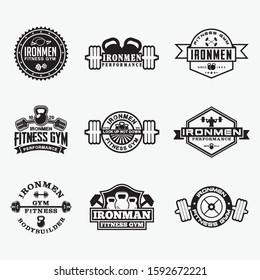 Fitness & Gym Logos Badges