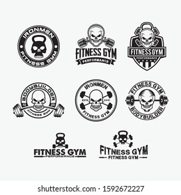 Fitness & Gym Logos Badges