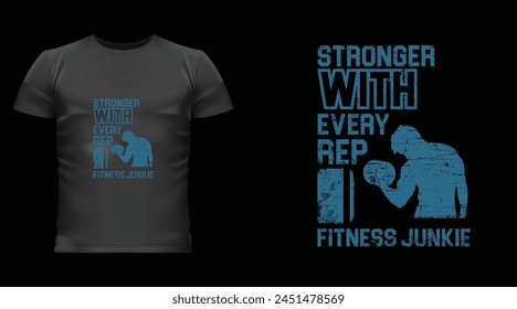 Fitness und Fitness Motivational Stilvolles Design, Körper, druckfertig