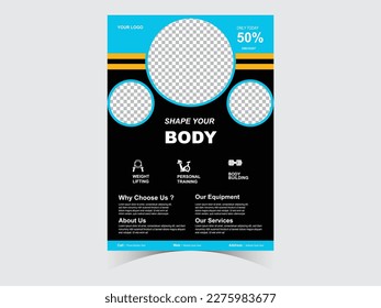 Fitness Gym Social Media Post Banner Template ,Gym, Workout, Fitness And Sports Centersocial Media Post Banner, Fitness Gym Social Media Post Banner Besign And Tournament Or Championship. - Vector


