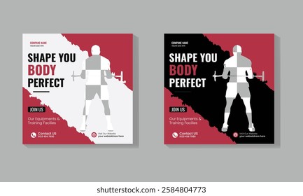 Fitness Gym Social Media post
