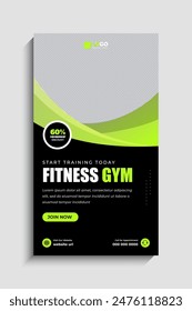 Fitness Gym Social Media Story Template