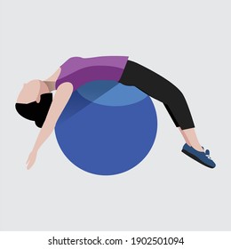 Fitness gym sport club vector icons athlete and sport activity body tools equipment.
Fitness man and woman doing exercise. Workout girl and guy vector  illustration isolated on a white background.