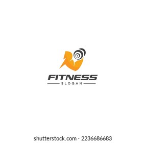 Fitness and Gym vector logo. Healthcare logo.