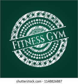 Fitness Gym written on a blackboard