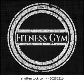 Fitness Gym written on a blackboard