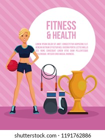 Fitness and health concept