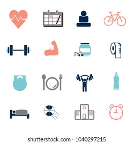 Fitness and Health icons
