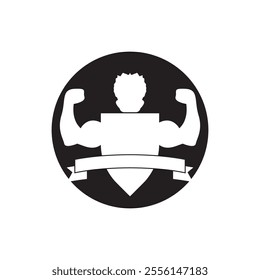 Fitness icon an d symbol vector template illustration