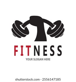 Fitness icon an d symbol vector template illustration