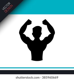 fitness icon design 