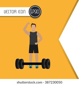 fitness icon design 
