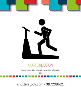 fitness icon design 