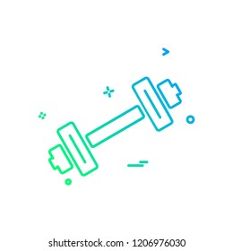 Fitness icon design vector