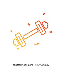 Fitness icon design vector