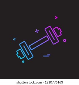 Fitness icon design vector
