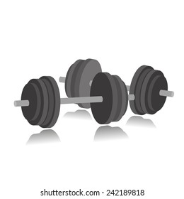 Fitness icon dumbbell workouts 