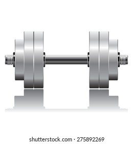 Fitness icon dumbbell workouts