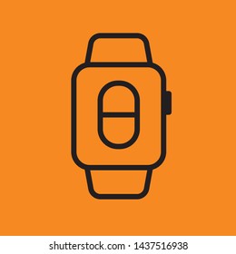 fitness icon. fitness element icon vector