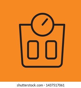 fitness icon. fitness element icon vector