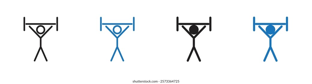Fitness icon Flat line symbol