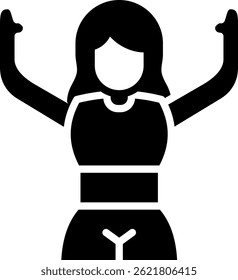 Fitness Icon Glyph Vector Illustration