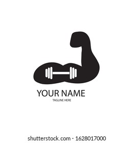 FITNESS ICON LOGO VECTOR DESIGN