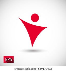 fitness icon. One of set web icons