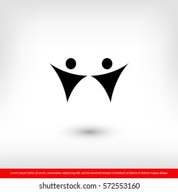 fitness icon. One of set web icons