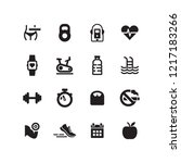 FITNESS ICON SET