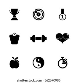 Fitness Icon Set