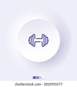 fitness icon. Sport icons. Set of signs and symbols for web, and apps. Icons of hobbies, sports equipment, and clothing. Vector illustration