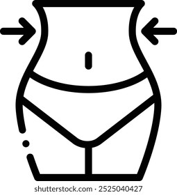 icono de fitness. Diseño De Estilo Lineal Delgado Aislado Sobre Fondo Blanco