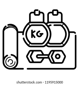 Fitness Icon vector