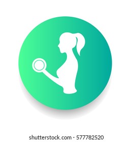 Fitness Icon. Vector Illustation