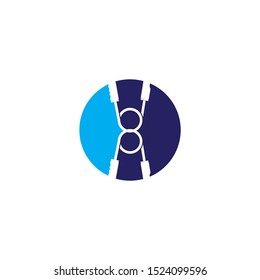 fitness icon Vector Illustration design Logo template