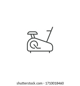 fitness icon vector illustration flat 