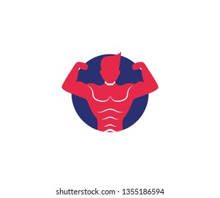 Fitness Icon Vector Logo Template