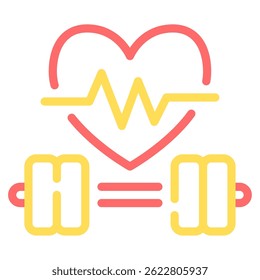 Fitness icon, for web, app, infographic, etc