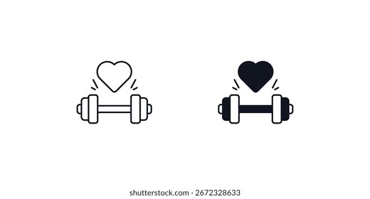 Icono de fitness con fondo blanco Vector ilustración de stock