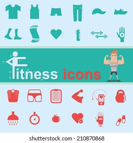 Fitness icons