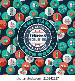 Fitness Icons background