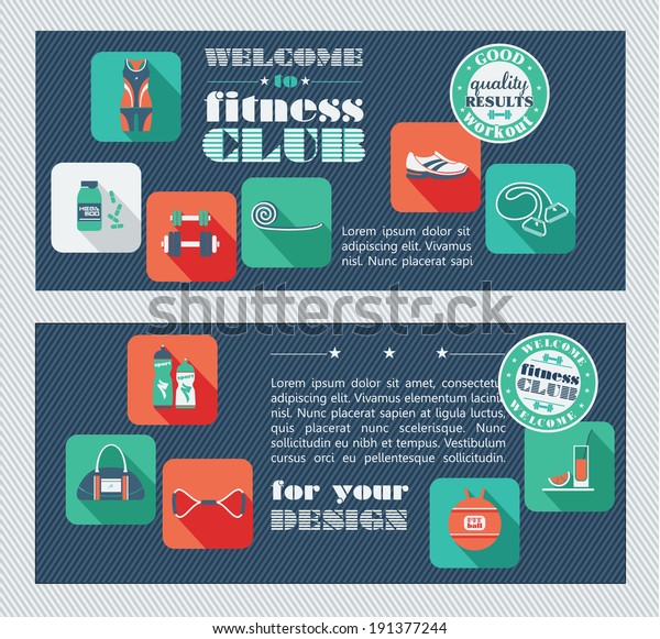 fitness icons background stock vector royalty free 191377244 shutterstock