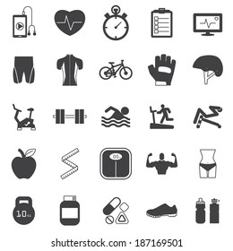  Fitness Icons set