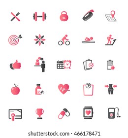 Fitness Icons set