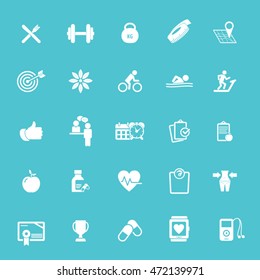 Fitness Icons set.