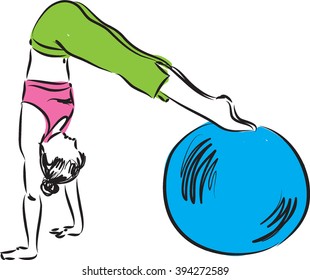 FITNESS ILLUSTRATION 5