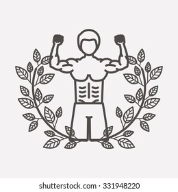 fitness lifestyle design, vector illustration eps10 graphic 