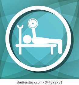 Fitness lifestyle and gym routine graphic design, vector illustration