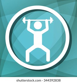 Fitness lifestyle and gym routine graphic design, vector illustration